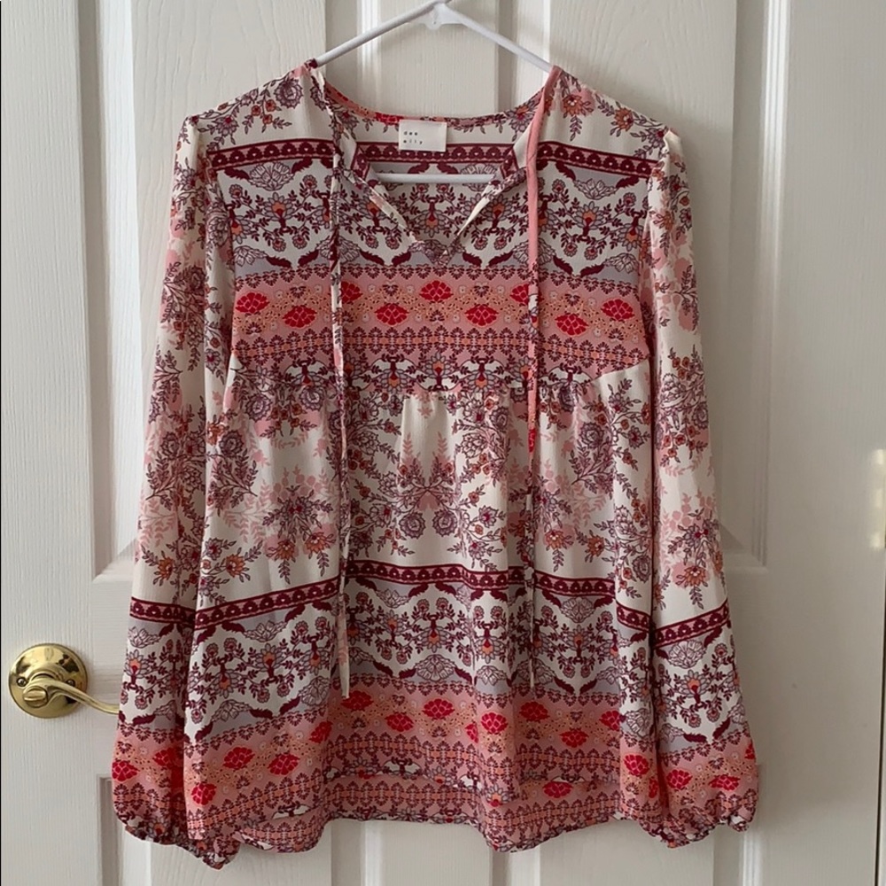 VICI boho floral top